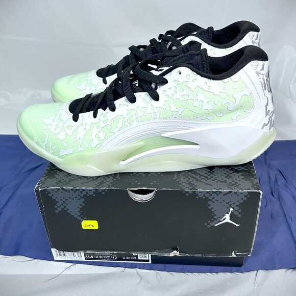 Nike Air Jordan Zion 3 No Guts White/Barley Volt/Black DR0675-110 Size 11.5M - Picture 3 of 7